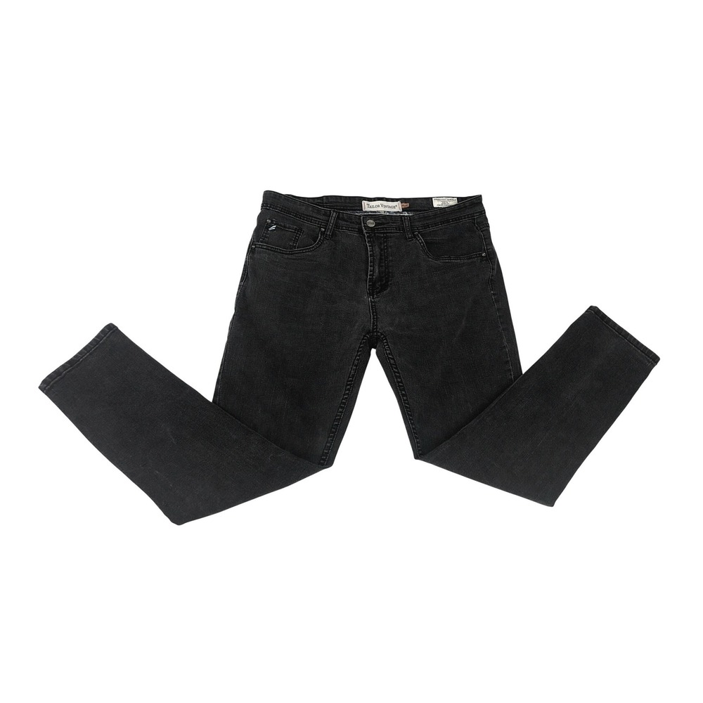 Tailor Vintage Bristol Skinny Fit Jeans Mens 38x30 Black Comfort Stretch Waist